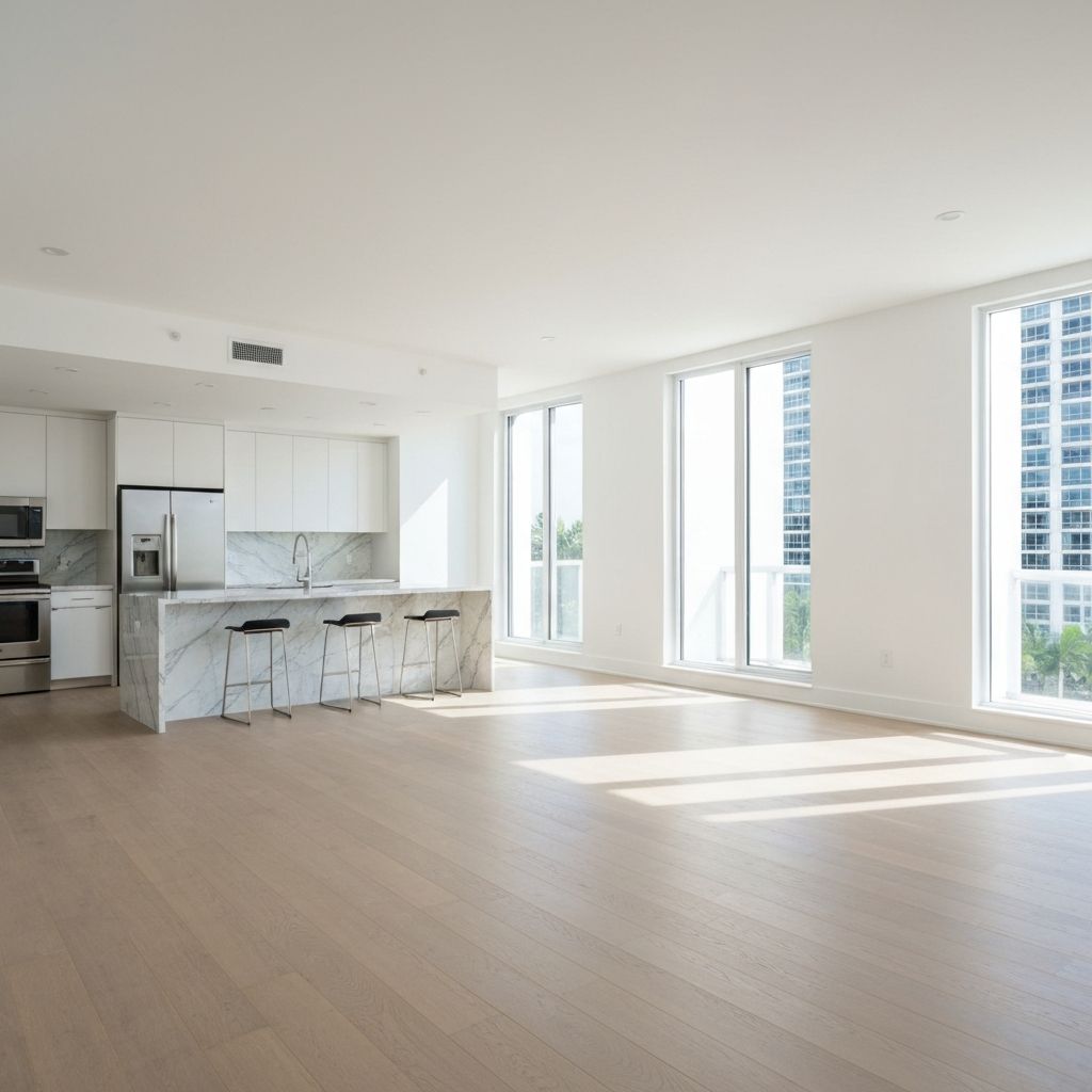 Modern apartment renovation interior